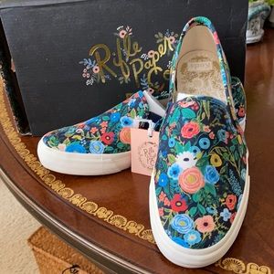 Keds Rifle Paper company slip ons